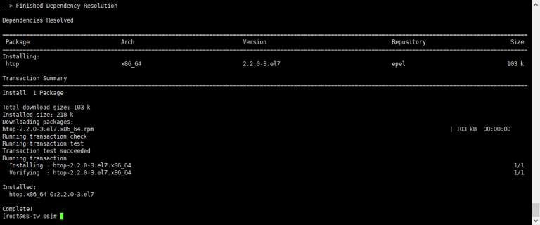 centos htop centos htop